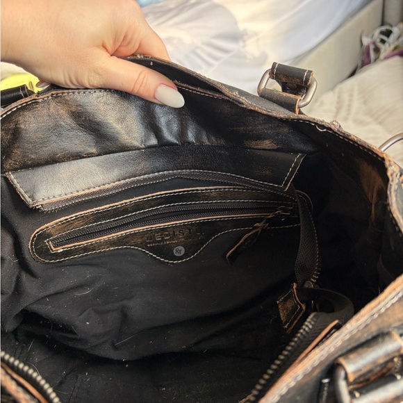 Bed Stu Black Rockababy Leather Tote - Picture 14 of 16